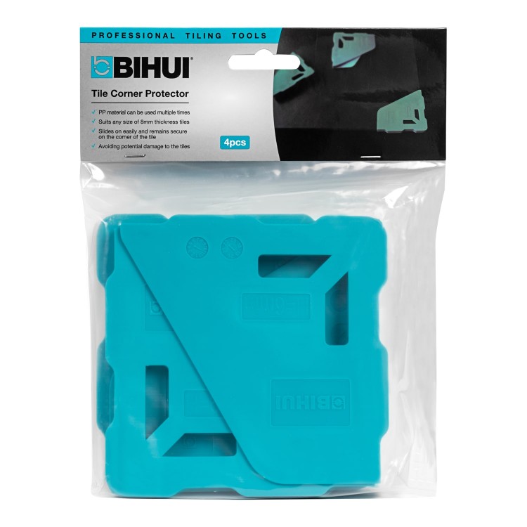  Протектор угла плитки BIHUI (защитный уголок для крупноформата), 4шт, 6мм, LFTP06